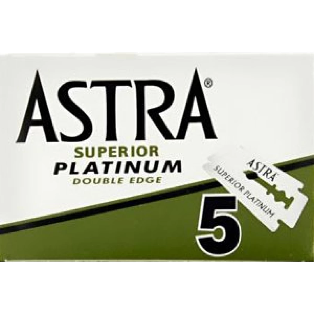 Ножчета за бръснене ASTRA SUPERIOR PLATINUM с двойни остриета, 5бр.