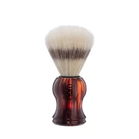 GUSTAV shaving brush, pure bristle, handle material plastic Havanna 