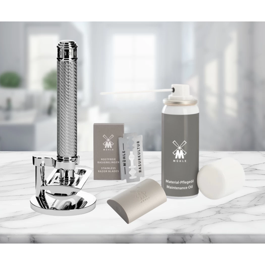 SET DE BARBERIT CADOU MÜHLE TRADITIONAL STARTER