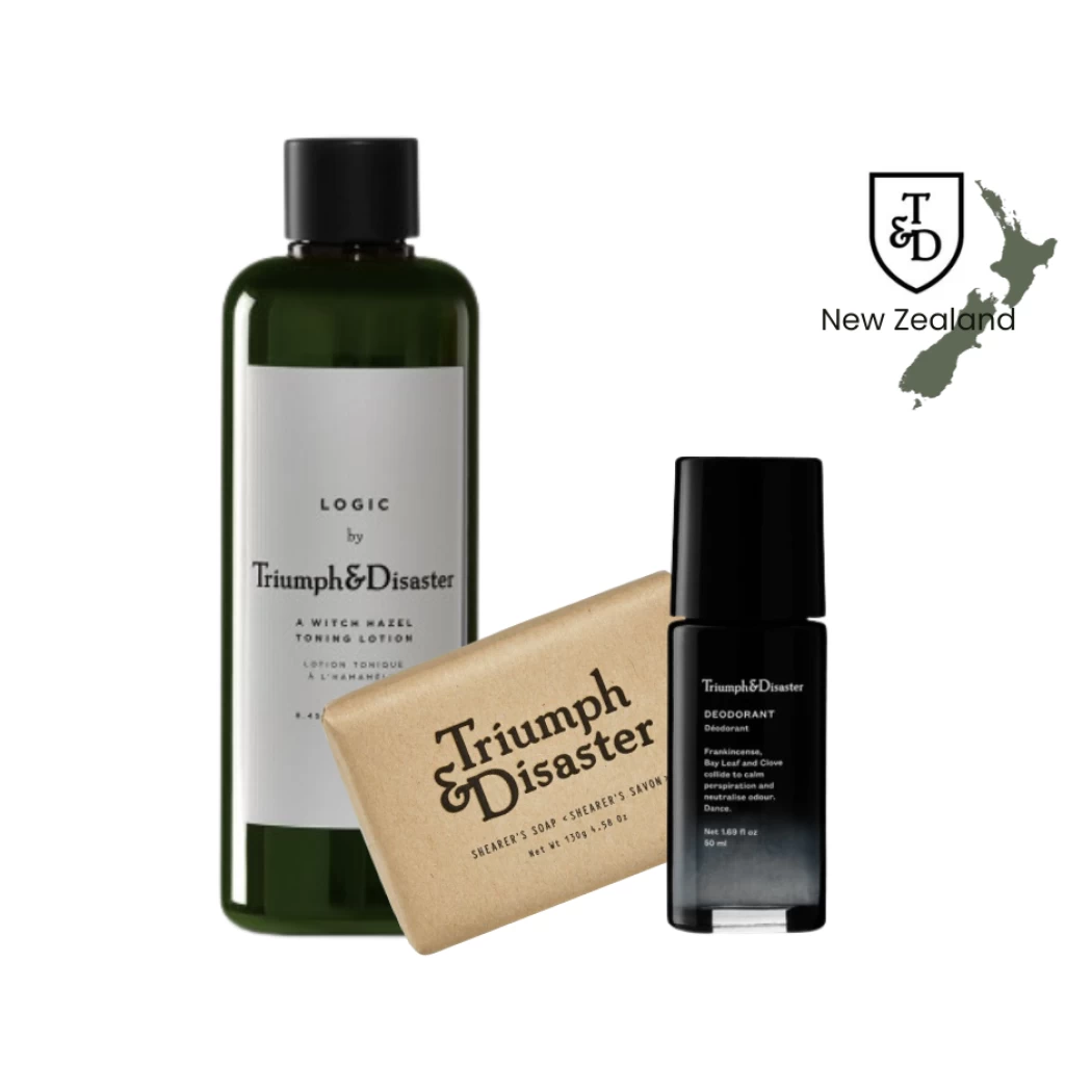 GIFT SET Triumph & Disaster Lotion, body soap and deodorant