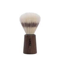 Четка за бръснене nom-MÜHLE, естествен косъм от нерез, дръжка от тъмен ясен